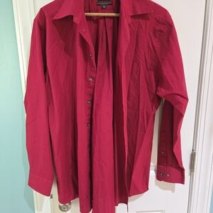 Men's Red Shirt Dockers